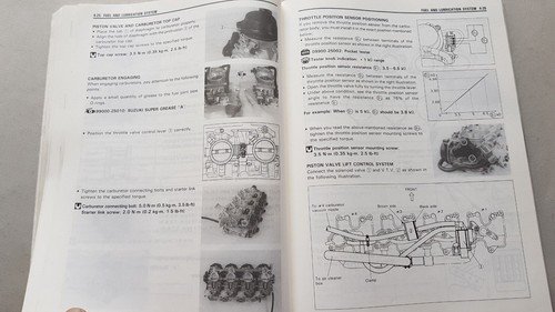 SUZUKI GSX-R 750 T 1996 manuale officina originale workshop manual