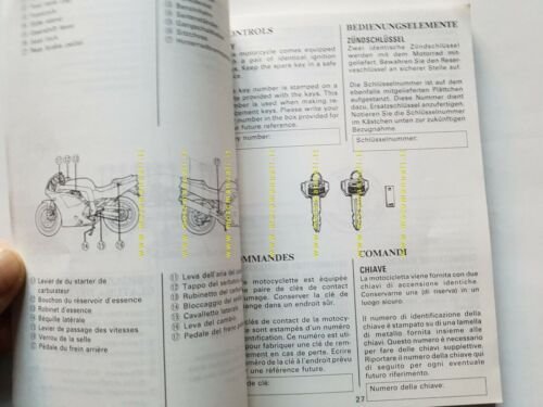 SUZUKI GSX-R 750 W 1991-92 manuale uso manutenzione italiano libretto …