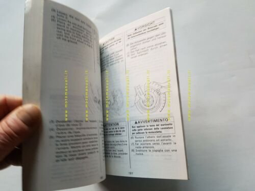 SUZUKI GSX-R 750 W 1991-92 manuale uso manutenzione italiano libretto …