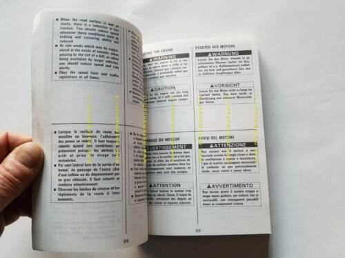 SUZUKI GSX-R 750 W 1991-92 manuale uso manutenzione italiano libretto …