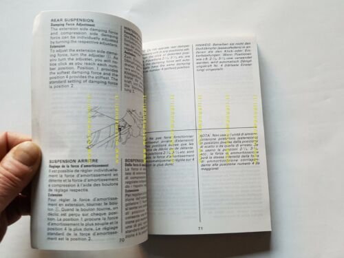 SUZUKI GSX-R 750 W 1991-92 manuale uso manutenzione italiano libretto …