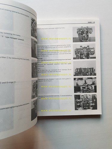 Suzuki GSX-R 750 W 1991 manuale officina INGLESE originale