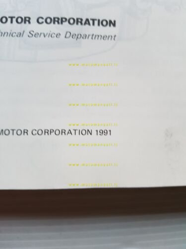 Suzuki GSX-R 750 W 1991 manuale officina INGLESE originale