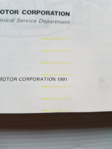 Suzuki GSX-R 750 W 1991 manuale officina INGLESE originale