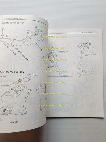 Suzuki GSX-R 750 W 1991 manuale officina INGLESE originale
