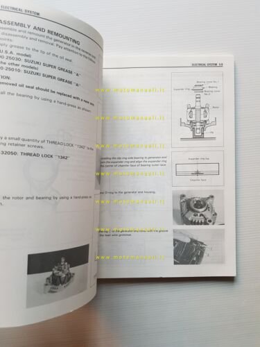 Suzuki GSX-R 750 W 1991 manuale officina INGLESE originale