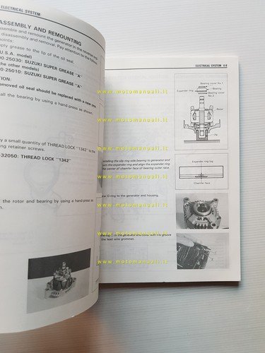 Suzuki GSX-R 750 W 1991 manuale officina INGLESE originale