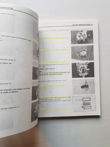 Suzuki GSX-R 750 W 1991 manuale officina INGLESE originale