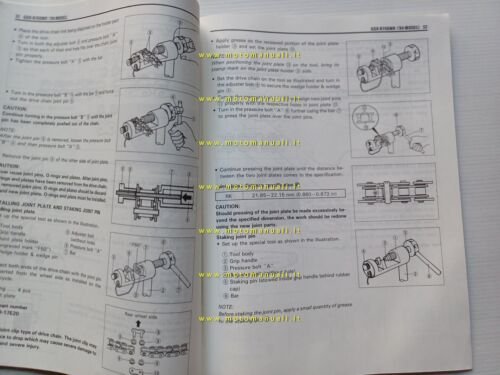 Suzuki GSX-R 750 W 1994 AGGIORNAMENTO manuale officina inglese originale