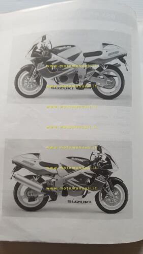 Suzuki GSX-R 750 W 1998 AGGIORNAMENTO manuale officina italiano originale