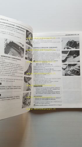 Suzuki GSX-R 750 W 1998 AGGIORNAMENTO manuale officina italiano originale