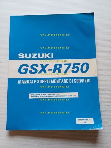 Suzuki GSX-R 750 W AGGIORNAMENTO 1998 manuale officina ITALIANO originale