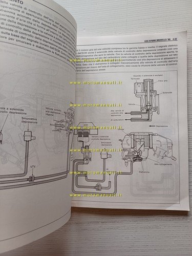 Suzuki GSX-R 750 W AGGIORNAMENTO 1998 manuale officina ITALIANO originale