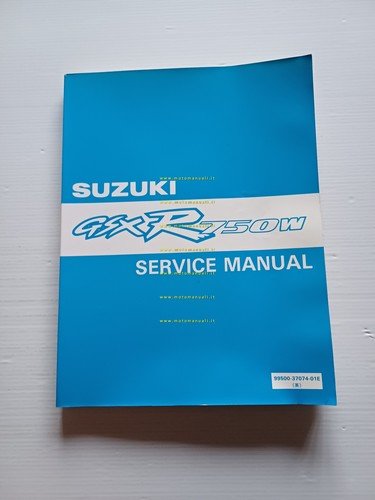 Suzuki GSX-R 750 Wn 1992 manuale officina INGLESE originale