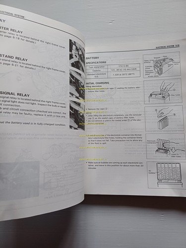 Suzuki GSX-R 750 Wn 1992 manuale officina INGLESE originale