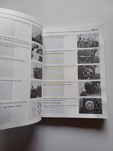 Suzuki GSX-R 750 Wn 1992 manuale officina INGLESE originale