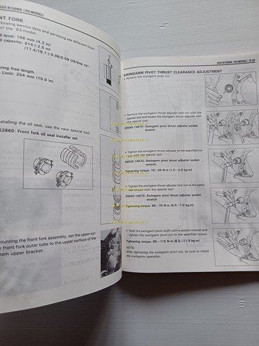 Suzuki GSX-R 750 Wn 1992 manuale officina INGLESE originale