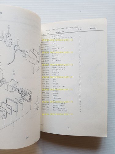 Suzuki GSX T- ET 1979-80 catalogo ricambi originale spare parts …
