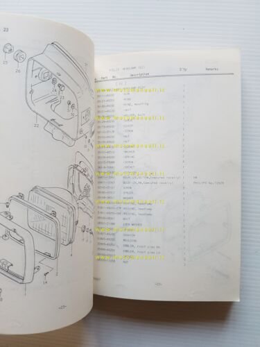 Suzuki GSX T- ET 1979-80 catalogo ricambi originale spare parts …