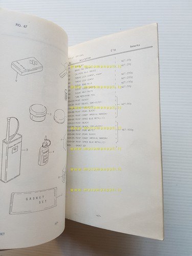 Suzuki GSX T- ET 1979-80 catalogo ricambi originale spare parts …