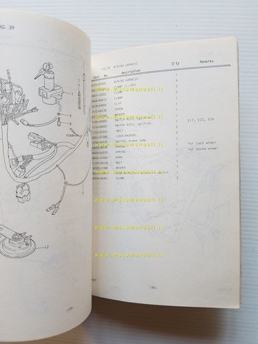 Suzuki GSX T- ET 1979-80 catalogo ricambi originale spare parts …