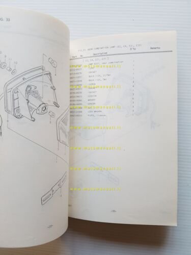 Suzuki GSX T- ET 1979-80 catalogo ricambi originale spare parts …