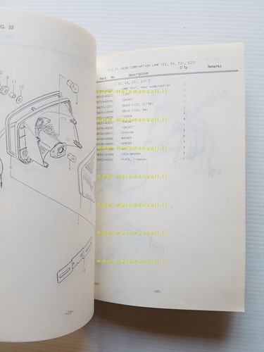 Suzuki GSX T- ET 1979-80 catalogo ricambi originale spare parts …