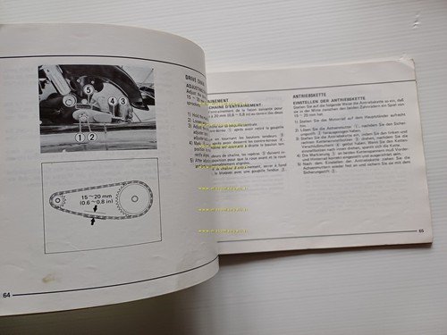 Suzuki GT 250 X7 1978 manuale uso manutenzione originale INGLESE …