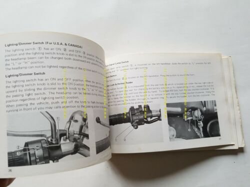 SUZUKI GT 380 1973 manuale uso manutenzione INGLESE libretto originale