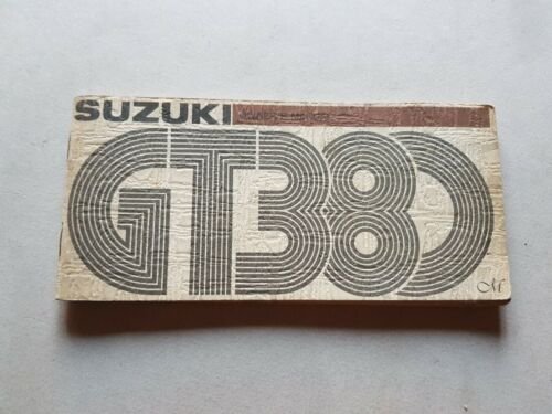 Suzuki GT 380 1974 manuale uso originale inglese ENGLISH TEXT