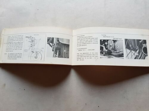 Suzuki GT 380 1974 manuale uso originale inglese ENGLISH TEXT