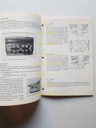 Suzuki GT 380 1975 manuale officina INGLESE originale