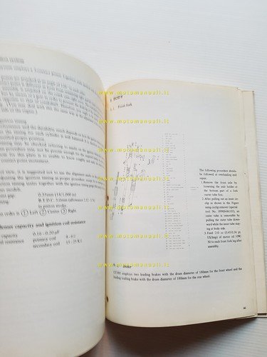 Suzuki GT 380 1975 manuale officina INGLESE originale