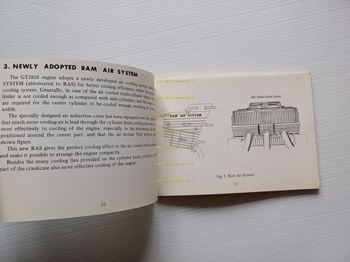 Suzuki GT 380 J 1971-72 manuale uso manutenzione libretto inglese …