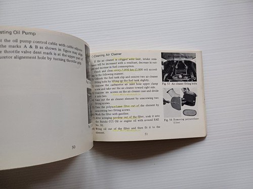 Suzuki GT 380 J 1971-72 manuale uso manutenzione libretto inglese …