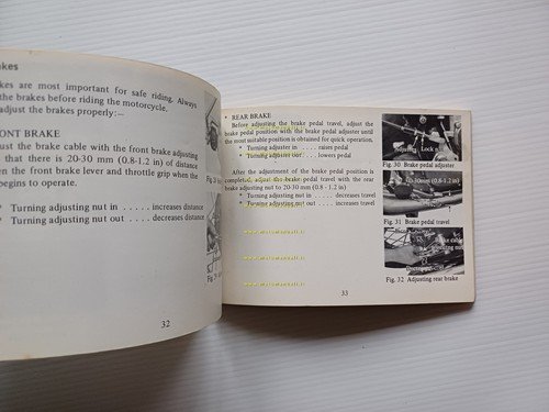 Suzuki GT 380 J 1971-72 manuale uso manutenzione libretto inglese …