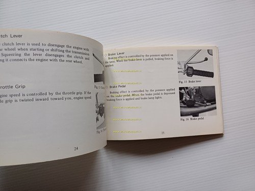 Suzuki GT 380 J 1971-72 manuale uso manutenzione libretto inglese …