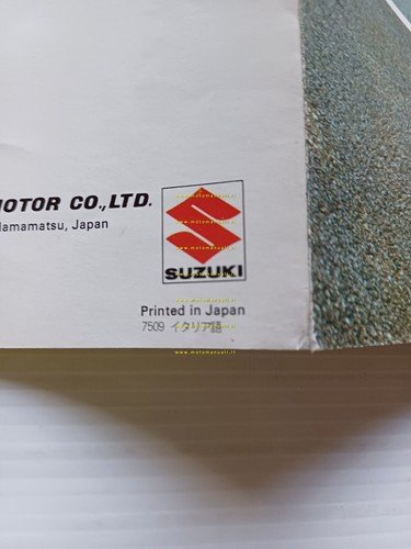 Suzuki GT 500 1975 depliant originale italiano