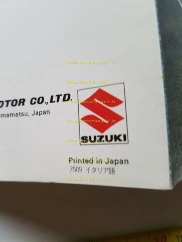 Suzuki GT 500 1975 depliant originale italiano genuine brochure