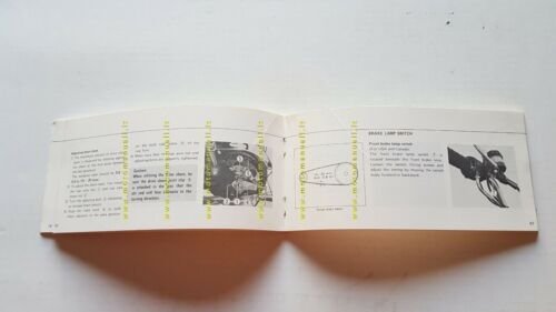 Suzuki GT 500 1976 manuale uso manutenzione originale inglese owner's …