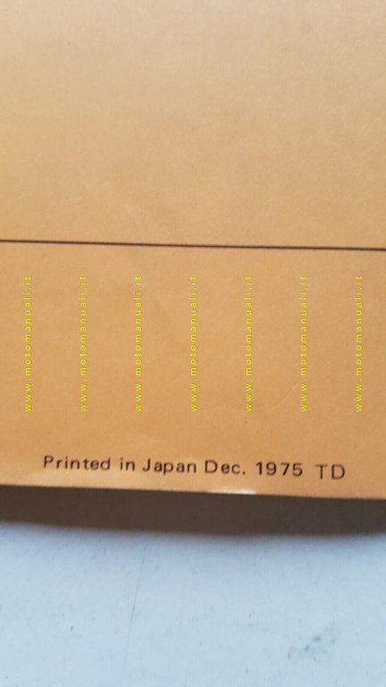 Suzuki GT 500 A TECHNICAL BULLETIN 1975 manuale officina originale