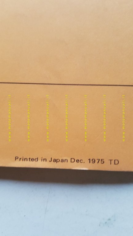 Suzuki GT 500 A TECHNICAL BULLETIN 1975 manuale officina originale