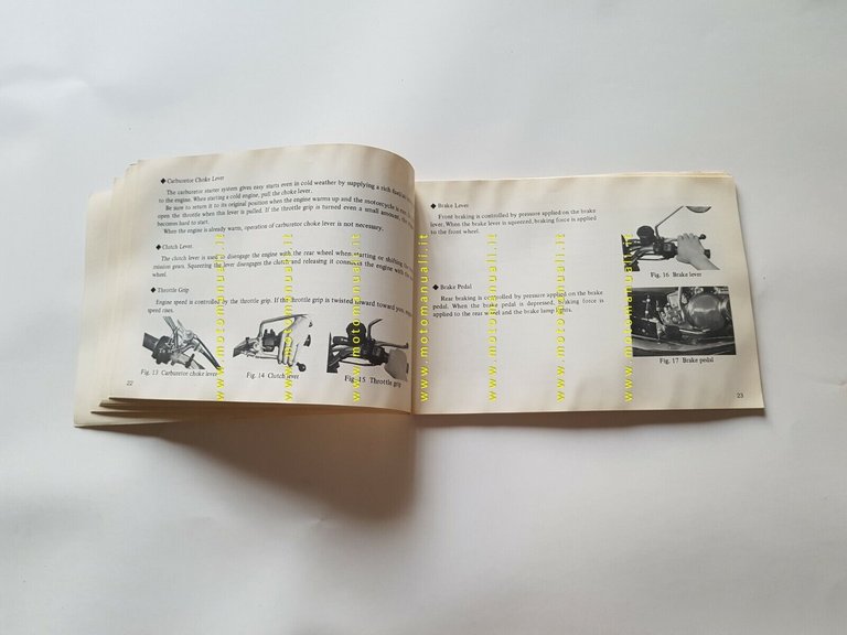 SUZUKI GT 550 1973 manuale uso originale English owner's manual