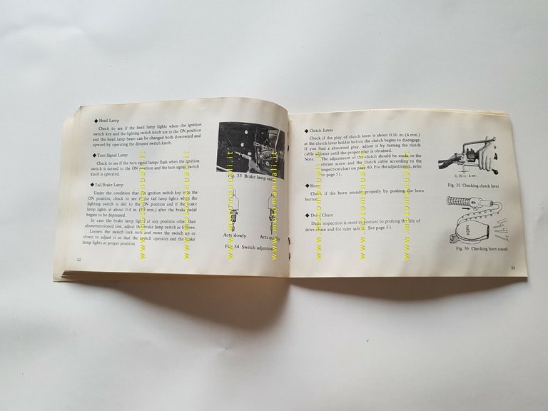 SUZUKI GT 550 1973 manuale uso originale English owner's manual