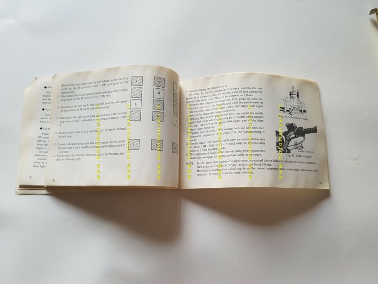 SUZUKI GT 550 1973 manuale uso originale English owner's manual