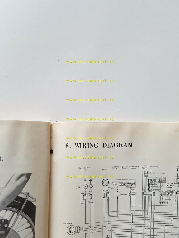 SUZUKI GT 550 1973 manuale uso originale English owner's manual