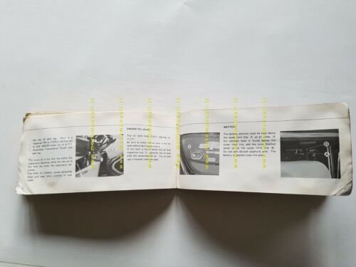 SUZUKI GT 550 1974 manuale uso manutenzione libretto INGLESE originale