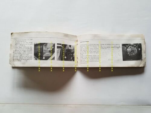 SUZUKI GT 550 1974 manuale uso manutenzione libretto INGLESE originale