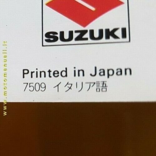 Suzuki GT 550 1975 depliant originale italiano genuine brochure