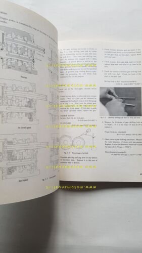 Suzuki GT 750 1972 manuale officina MOTORE INGLESE originale Workshop …
